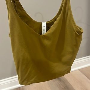 Lululemon Align Tank in Mustard Yellow